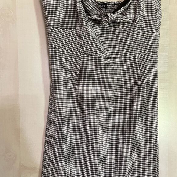 1. State black & white check mini dress, sz 10 new with tags - Picture 16 of 16